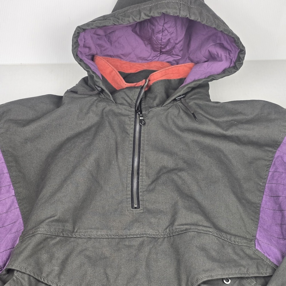 Levi's‎ Mens Cordura Skateboarding 1/2 Zip Jacket Grey Size Large - Picture 3 of 10